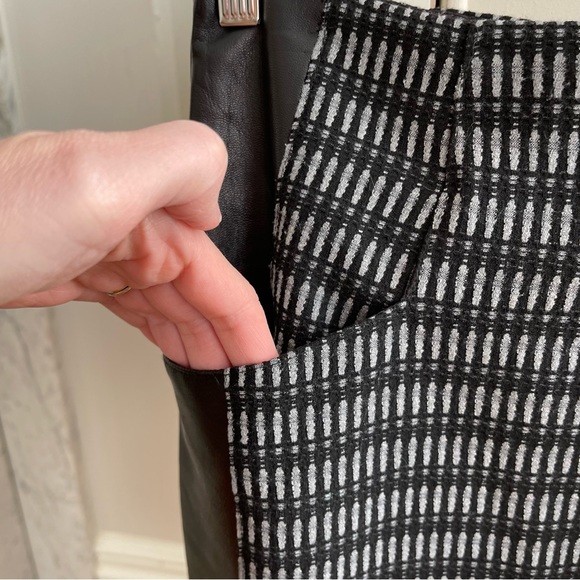 Nanette Lenore Leather side panel skirt - Picture 3 of 7